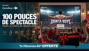 Une TV 100 pouces pour la Coupe du monde 2026 : l�atout spectaculaire des grands espaces